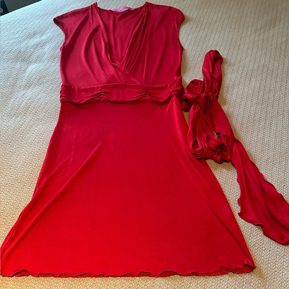 Emanuel Ungaro Designer Red Dress
